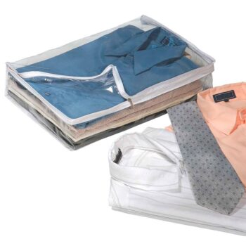 Organizador de Camisas e Roupas com Zíper Transparente Kountry