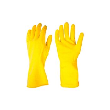 Luva Multiuso Forrada Scotch Brite de Latex Tamanho P Amarela 3M