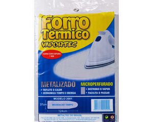 Forro Térmico Vaportec Para Tábua de Passar Metaltec 37cmx1,24m