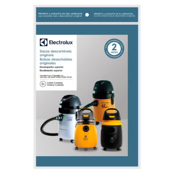 Kit Sacos Descartáveis Para Aspirador de Pó CSE20 Electrolux 3 Unidades