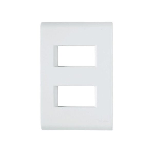 Módulo Placa 2 Postos Separados Liz Branco Tramontina 4x2