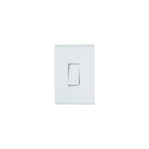 Conjunto Interruptor Vertical 1 Posto Liz Branco Tramontina 4x2
