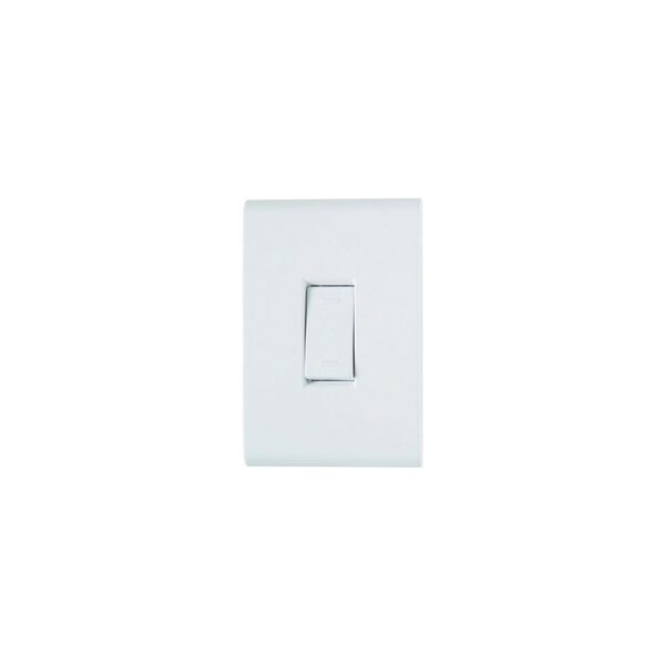 Conjunto Interruptor Vertical 1 Posto Liz Branco Tramontina 4x2