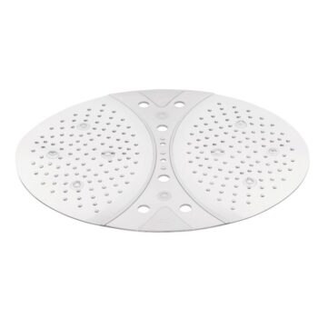 Tapete para Box Oval com Ventosa Antiderrapante Transparente OU