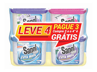 Kit Evita Mofo Sanol 4 unidades 100g