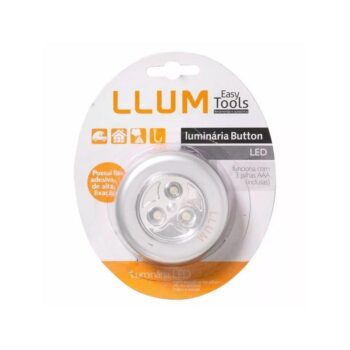 Luminária de Toque 3 Leds Branca LLum