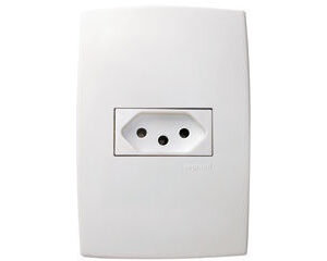 Tomada Pialplus Horizontal 3 Pinos 20A 4X2 Branco Pial