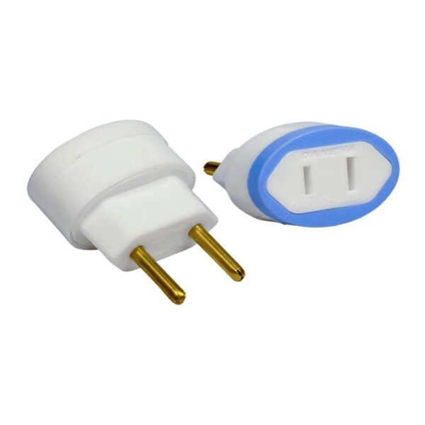 Adaptador de Tomada Chato para Redondo 2P Daneva 10A - Imagem 2