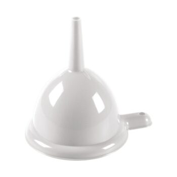 Funil de Plástico Branco Plasútil