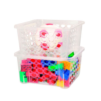 Cesto Organizador Empilhável de Plástico Incolor Sanremo 6,3L