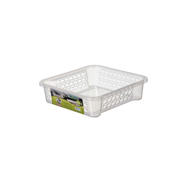 Cesto Organizador Empilhável de Plástico Incolor Sanremo 3,3L - Imagem 3