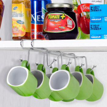 Suporte de Encaixe para 8 Xícaras Aço Arthi