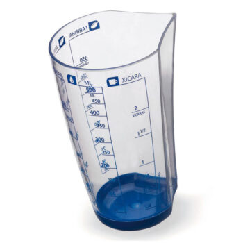 Copo Medidor de Cristal com Base Emborrachada Arthi 500ml