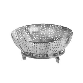 Cesta Cozimento a Vapor de Legumes Aço Inox Uny Home