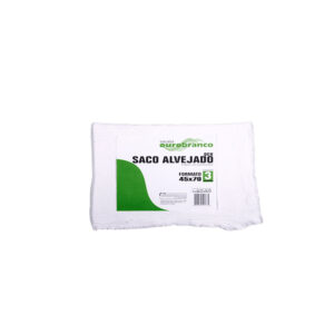 Saco Alvejado Algodão 70x45 Ouro Branco 3 Unidades