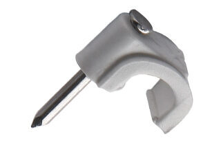 Fixador para Cabo Coaxial 6mm Bemfixa 20 Peças