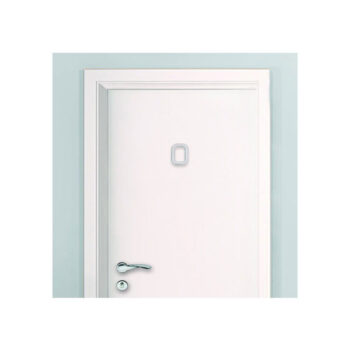 Número Residencial 0 em Plástico Prata Bemfixa