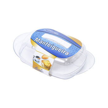 Porta Manteiga com Espátula de Acrílico Incor Acrylic Line