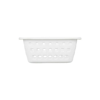Cesto Organizador de Plástico Branco Ordene 20,3x14,8cm