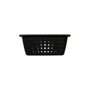 Cesto Organizador de Plástico Preto Ordene 31x21,4cm