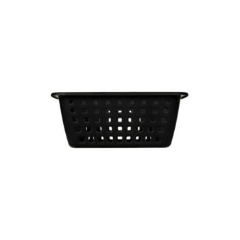 Cesto Organizador de Plástico Preto Ordene 31x21,4cm