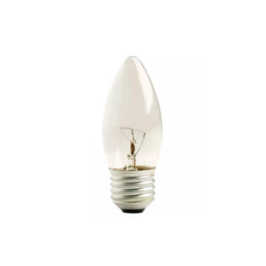 Lâmpada Vela Lisa E27 Clara Brasfort 40W - 127V