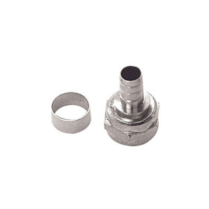 Conector com Anel para Cabo Coaxial RG59 Interneed 4 Unidades
