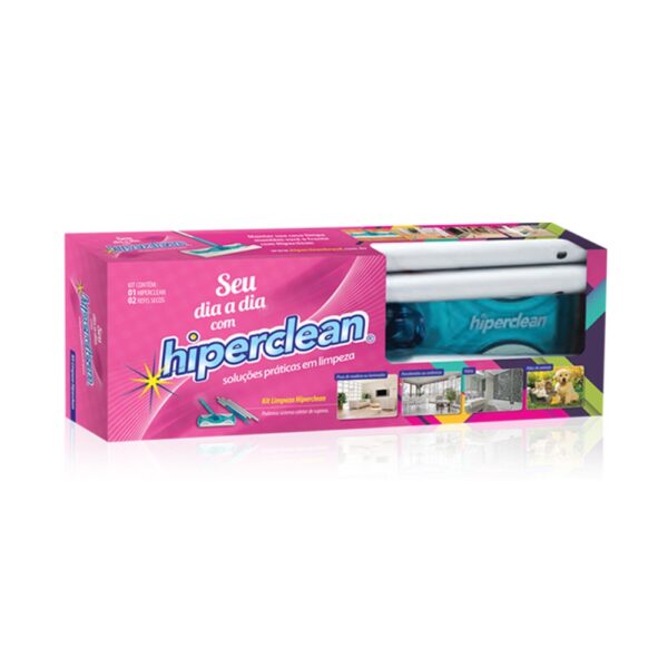 Kit Limpeza Rodo Com Lenço Hiperclean - Imagem 8