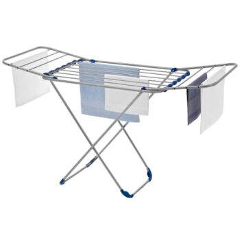 Varal de Chão Rivieira Com Abas em Alumínio Maxeb 150x56cm