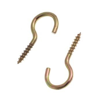 Gancho para Madeira 30x15 mm Bemfixa 5 unidades