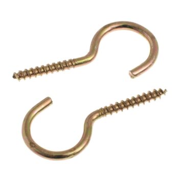 Gancho para Madeira 40x17 mm Bemfixa 4 unidades