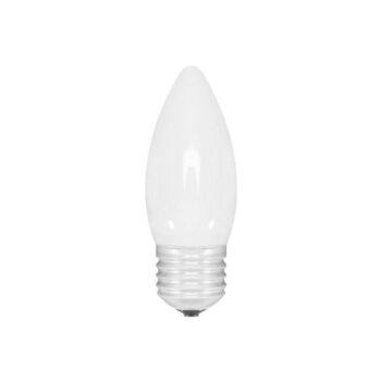 Lâmpada Vela Lisa E27 Leitosa Brasfort 40W - 127V