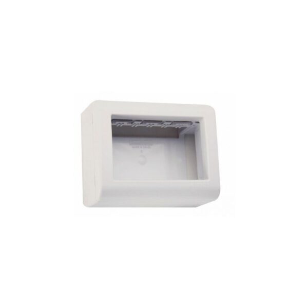 Caixa + Tampa de Sobrepor 3 Postos Lizflex Branco Tramontina