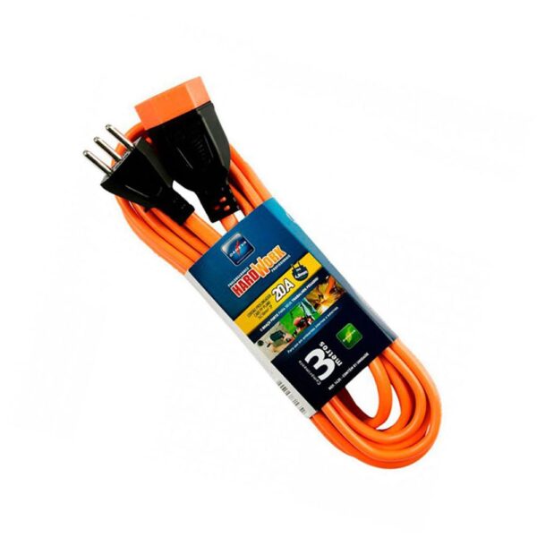 Extensão Elétrica 1 Tomada 2P+T Preto/Laranja Daneva 20A - 1,5m - Imagem 2