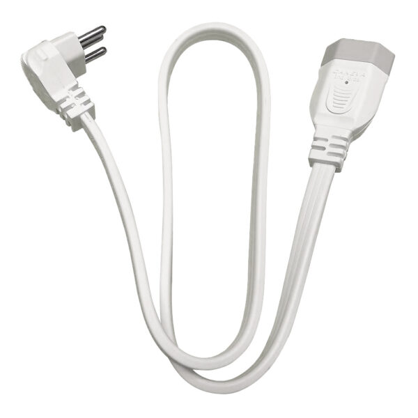 Extensão Elétrica 1 Tomada 2P+T Branco Daneva 20A - 80cm - Imagem 3