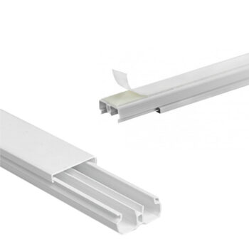 Canaleta com Fita e Divisória Branca Ilumi 20x10cm