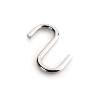 Kit Ganchos Cromados para Utensílios Arthi 6 Peças