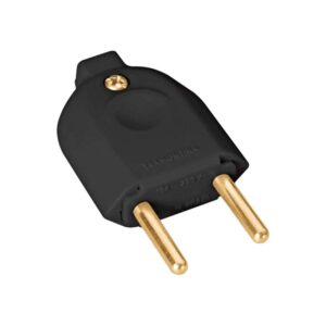 Plugue Macho Reto para Extensão 2P Preto Tramontina 10A