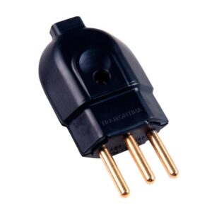 Plugue Macho Reto para Extensão 2P+T Preto Tramontina 20A