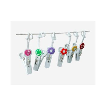 Prendedores Multiuso Decorado Poly Play 6 Peças