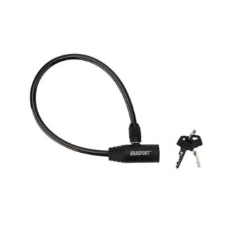 Cadeado com haste de Aço para Bicicleta Brasfort 8mmx40 cm