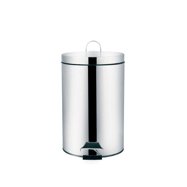 Lixeira de Inox com Pedal Cinza Ágata Mor 3L - Imagem 3