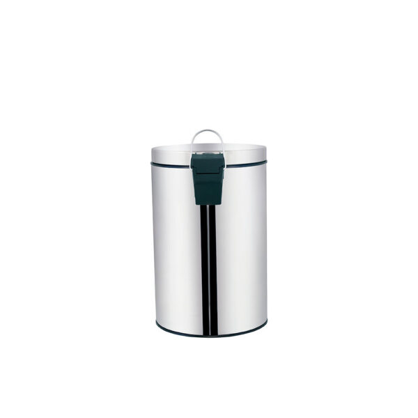 Lixeira de Inox com Pedal Cinza Ágata Mor 12L - Imagem 6