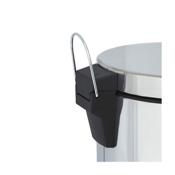 Lixeira de Inox com Pedal Cinza Ágata Mor 12L - Imagem 8