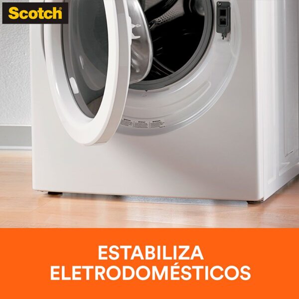 Protetor Anti-risco Quadrado Preto P Scotch 3M - 12 unidades - Imagem 3