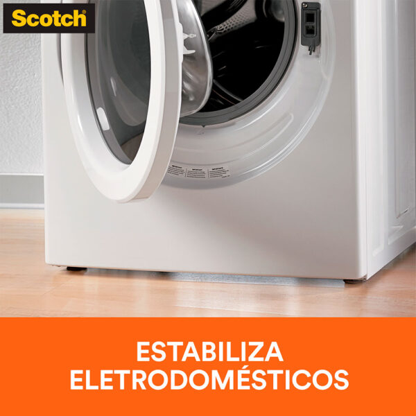 Protetor Anti-risco Redondo Preto GG Scotch 3M - 4 unidades - Imagem 5