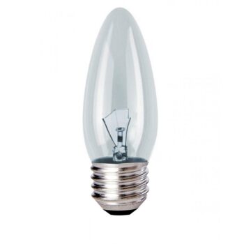 Lâmpada Vela Lisa E27 Clara Sadokin 40W - 127V