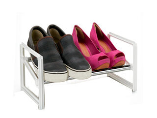 Sapateira Empilhável 2 Pares Branca Arthi