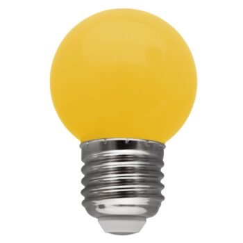 Lâmpada Bolinha Incandescente Amarela Sadokin 15W - 127V