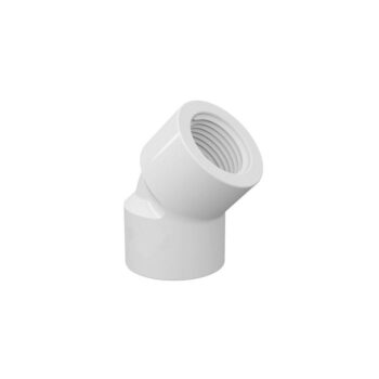 Joelho 45° em PVC com Rosca para Esgoto 1/2'' Tigre